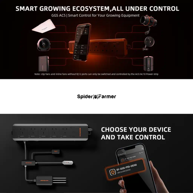 Spider Farmer Smart Watering System with AC5 Smart Plug