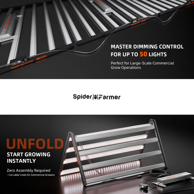 Spider Farmer G1000w SMART LED Grow Light 1000w