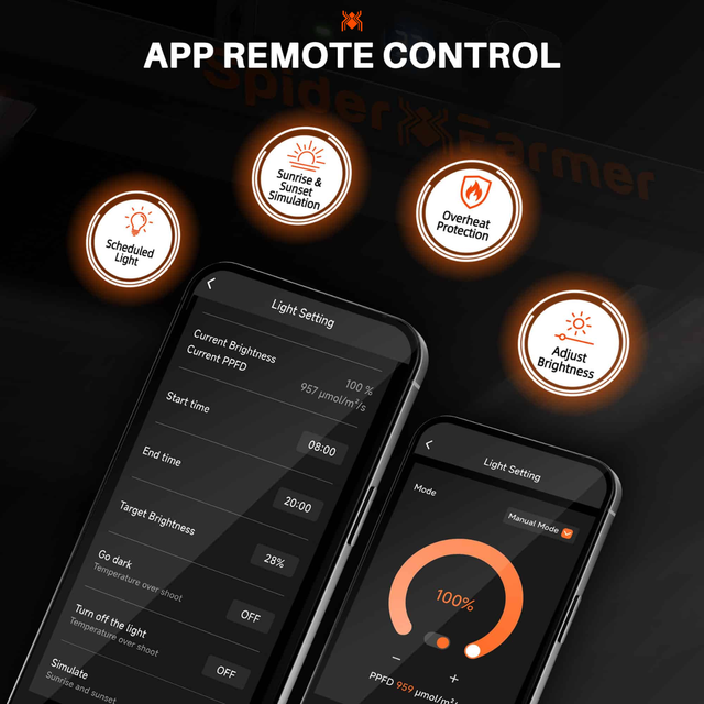 Spider Farmer SE1000w EVO SMART LED Grow Light 1000w