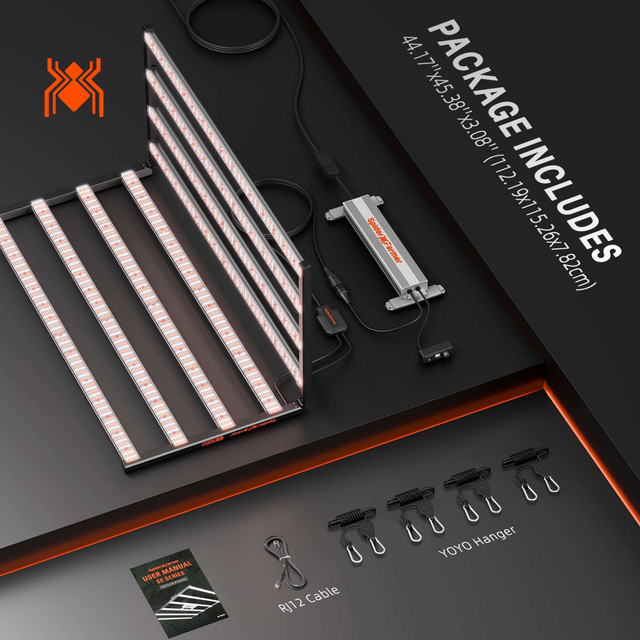 Spider Farmer SE1000w EVO SMART LED Grow Light 1000w