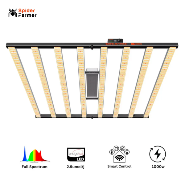 Spider Farmer SE1000w SMART LED Grow Light 1000w – ledgrowstore.co.uk