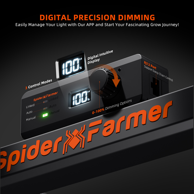 Spider Farmer SE1000w SMART LED Grow Light 1000w