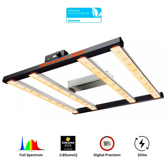 Spider Farmer SE3000 EVO SMART LED Grow Light 300w