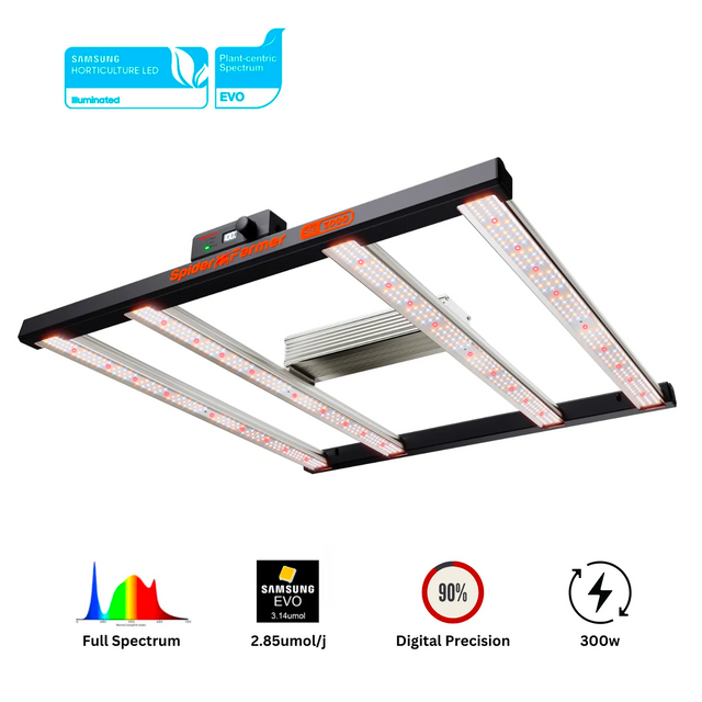 Spider Farmer SE3000 EVO LED Grow Light 300w