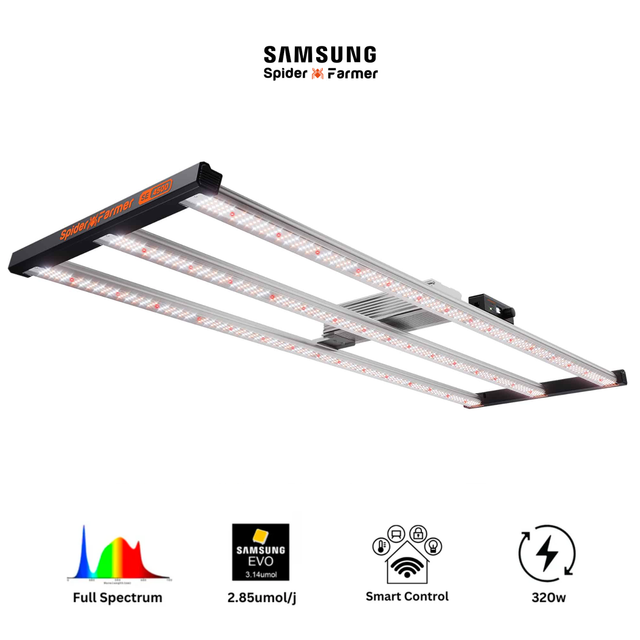 Spider Farmer SE4500 EVO SMART LED Grow Light 320w