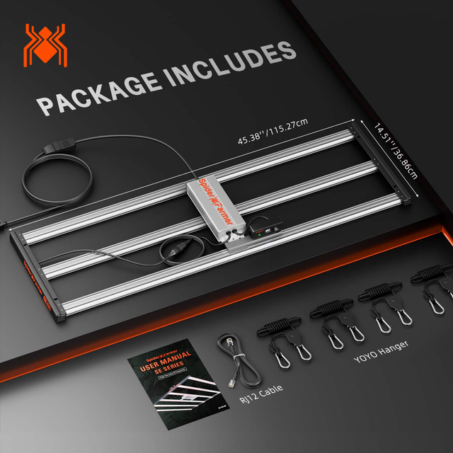 Spider Farmer SE4500 EVO SMART LED Grow Light 320w