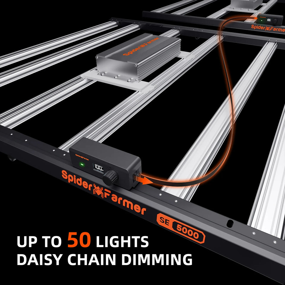 Spider Farmer SE5000 EVO LED Grow Light 480w Daisy Chain