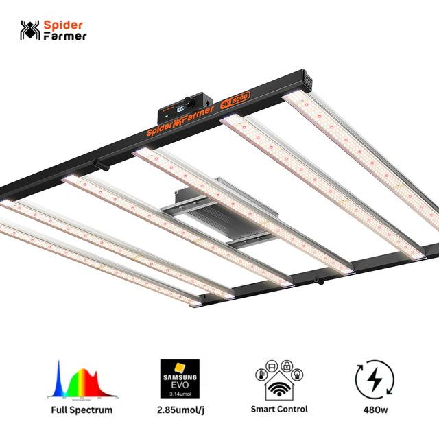 Spider Farmer SE5000 SMART LED Grow Light 480w