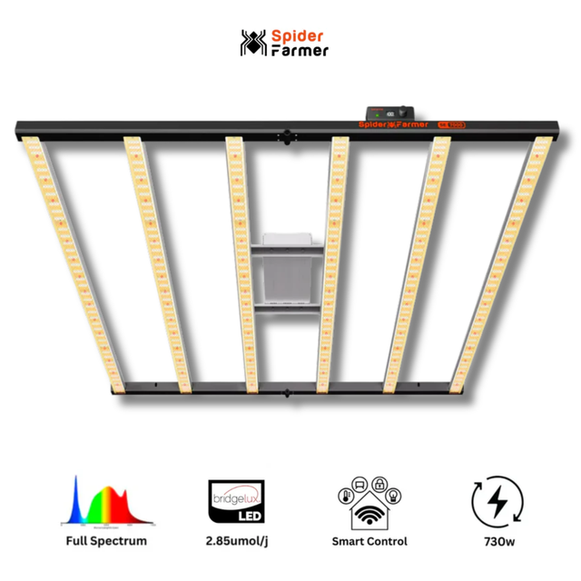 Spider Farmer SE7000 SMART LED Grow Light 730w