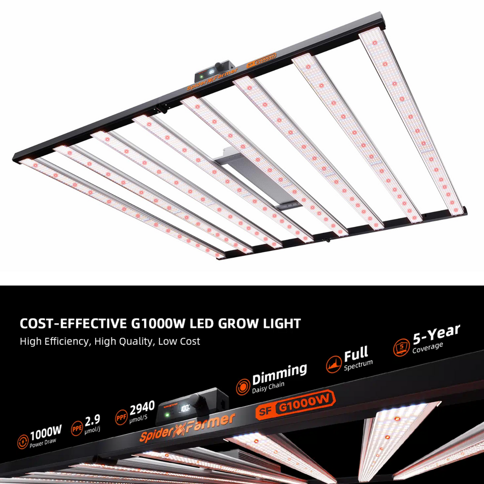 Spider Farmer G1000w LED Grow Light