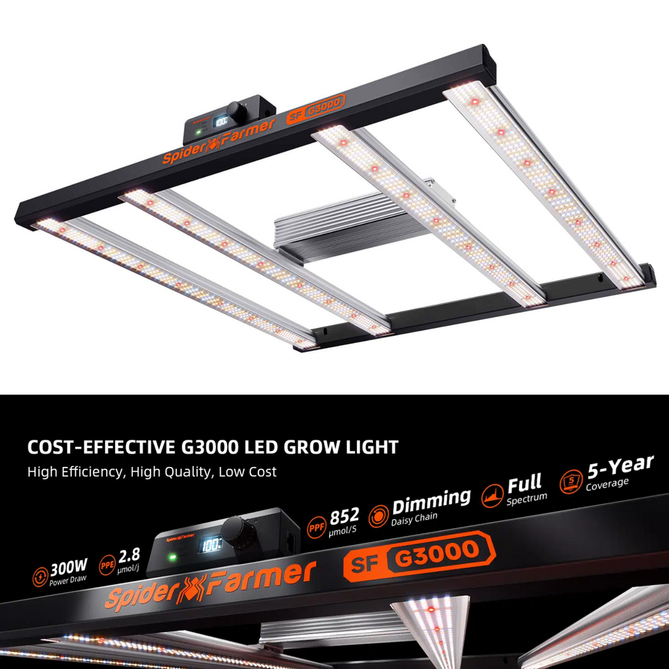 Spider Farmer G3000 LED Grow Light 