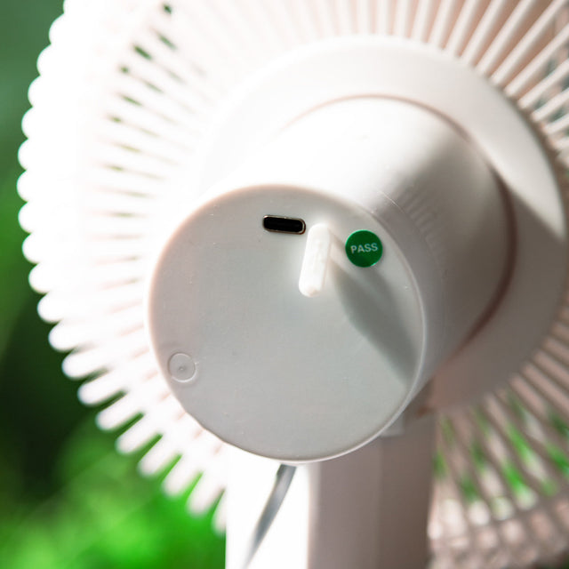 Vortex 8 inch EC clip fan Type-C controller port