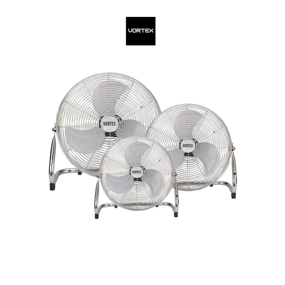 Vortex Chrome Floor Fan