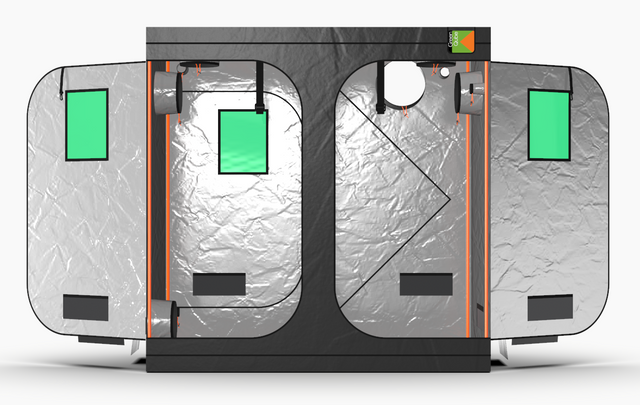 LED Grow Lights - Green-Qube 1020L Front View