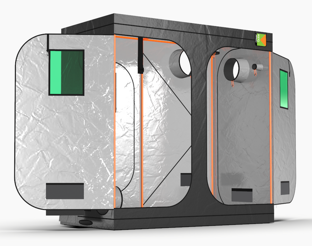 LED Grow Lights - Grow Tent Green-Qube 1020L Left