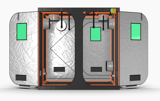 LED Grow Lights - Green Qube GQ200 Grow Tent
