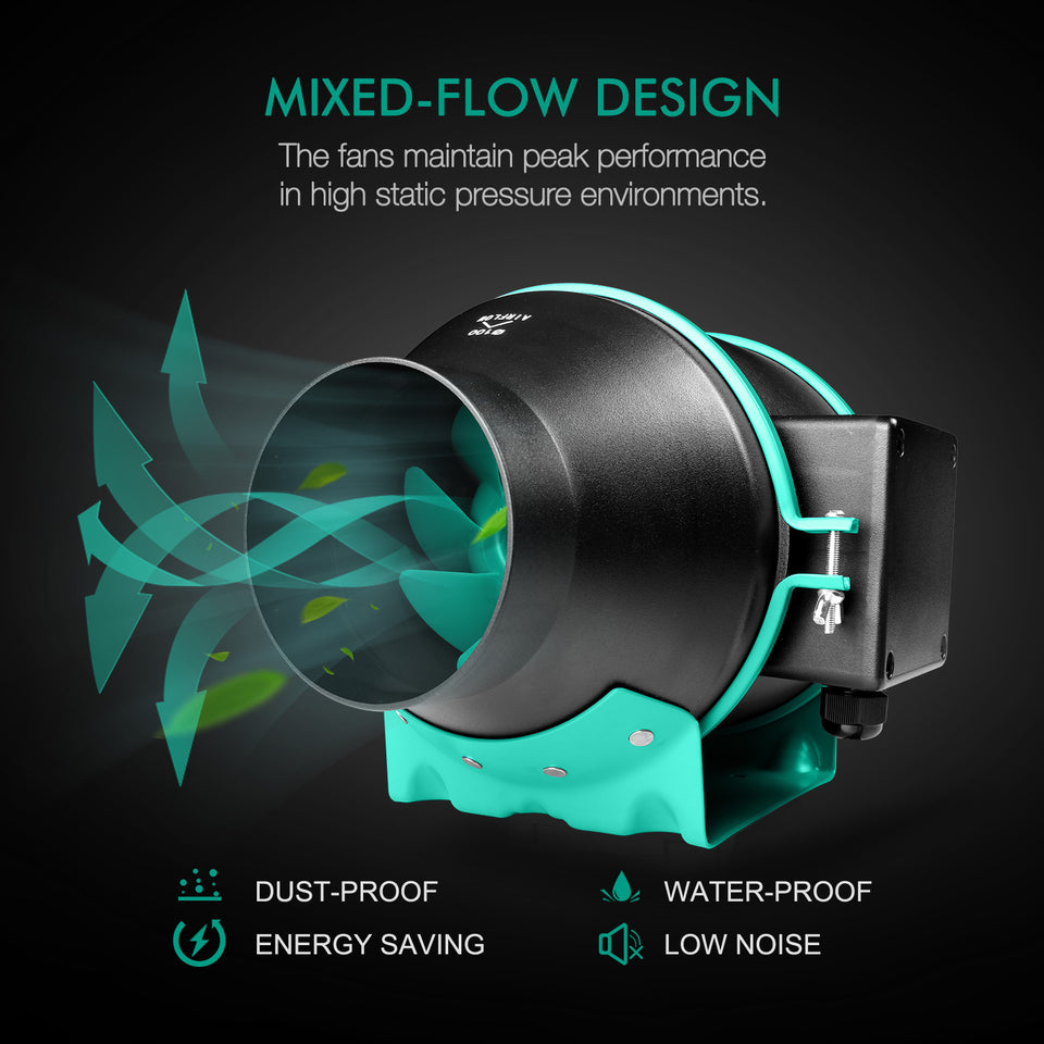 Mars Hydro Intelligent Fan & Filter Kit Air Flow