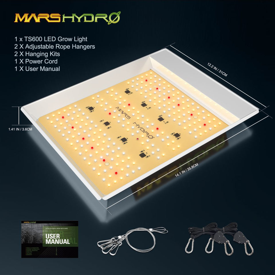 Mars Hydro LED Grow Light Package Contents