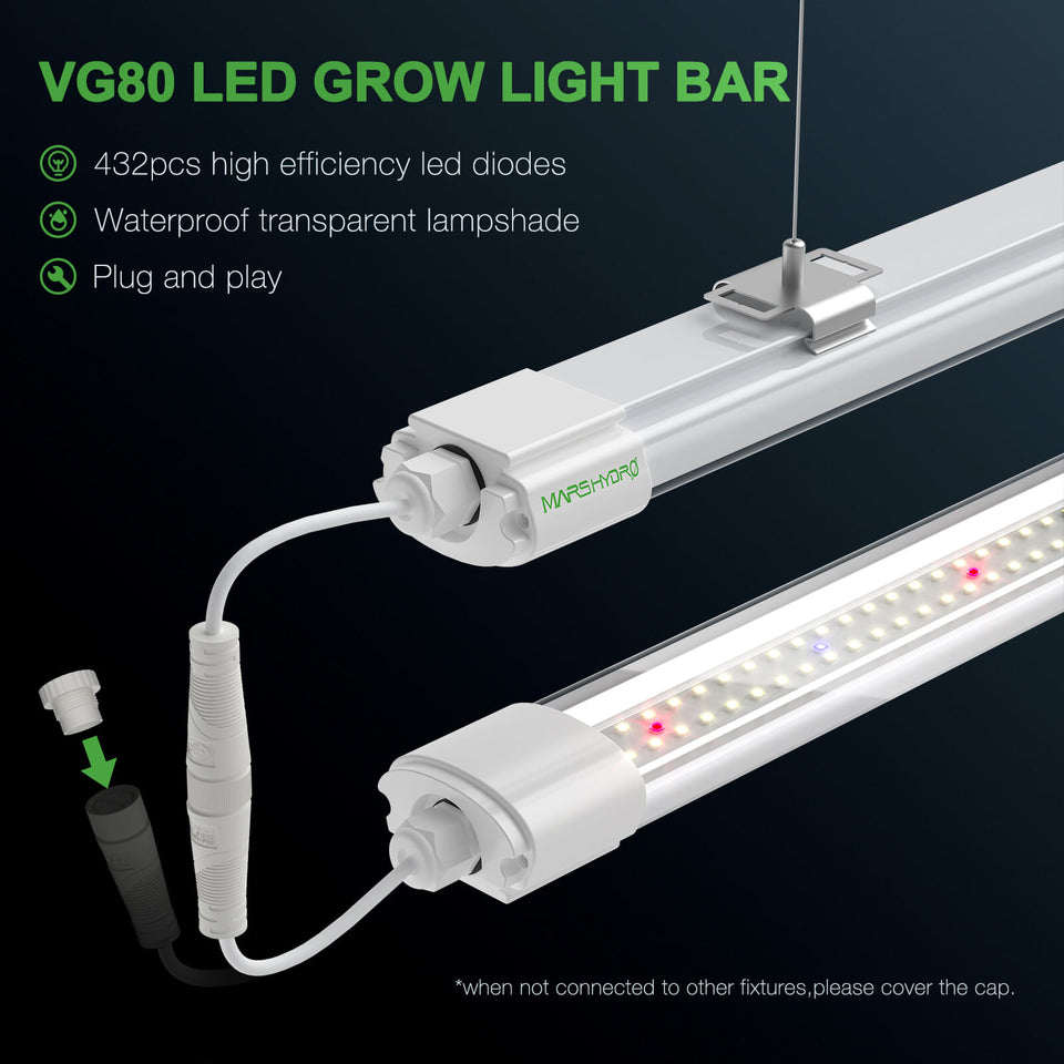 The Mars Hydro VG80 Propagation LED Grow Light Bar Plug & Play