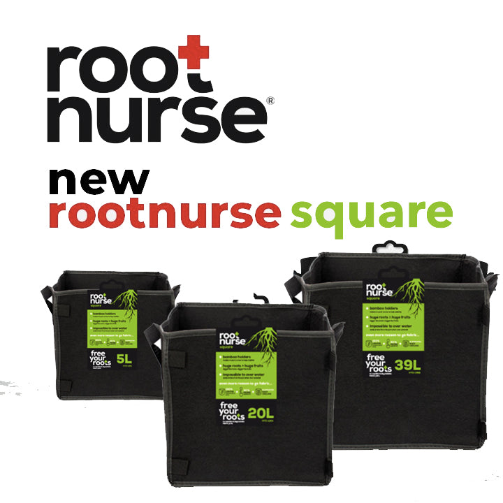 LED Grow Light - Root Nurse Square Fabric Plant Pots